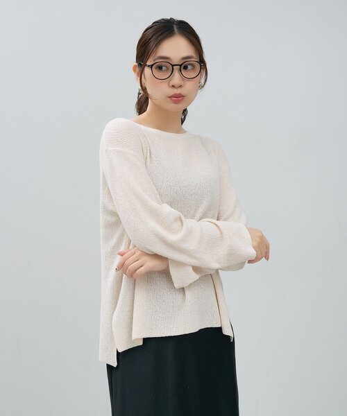 Zoff（ゾフ）の「【水越みさと さんコラボ】Zoff｜Misato Mizukoshi ボストン型 メガネ｜中顔面短縮みえ 伊達メガネ 度付き（レンズ交換券付き）  大人可愛い ユニセックス（メガネ・レディース・グリーン/ブラック/ブラウン系その他2・FREE）」の10枚目の写真