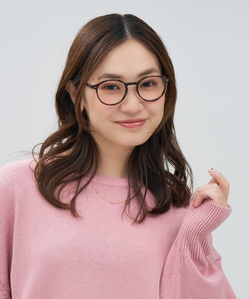 水越みさと さんコラボ】Zoff｜Misato Mizukoshi ボストン型 メガネ