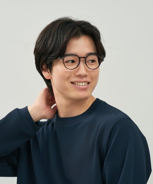 水越みさと さんコラボ】Zoff｜Misato Mizukoshi ボストン型 メガネ