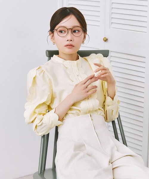 水越みさと さんコラボ】Zoff｜Misato Mizukoshi ボストン型 メガネ