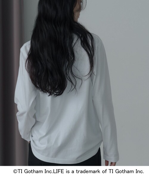 GALLEST(ギャレスト)の「【GOOD ROCK SPEED】LIFE PC/Yale Joel FOIL PRINT LS T-SHIRT(Tシャツ/カットソー・レディース・ホワイト・38)」の6枚目の写真