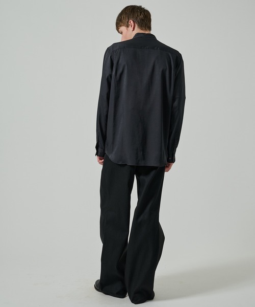 TAAKK（ターク）の「【TAAKK】EMBRIDERY SHIRTS（シャツ/ブラウス・メンズ・ブラック/ホワイト・2/3）」の8枚目の写真