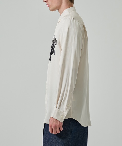TAAKK（ターク）の「【TAAKK】EMBRIDERY SHIRTS（シャツ/ブラウス・メンズ・ブラック/ホワイト・2/3）」の10枚目の写真