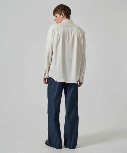 TAAKK（ターク）の「【TAAKK】EMBRIDERY SHIRTS（シャツ/ブラウス・メンズ・ブラック/ホワイト・2/3）」の5枚目の写真