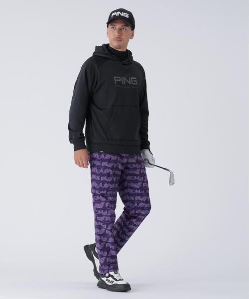 PING(ピン)の「【PING APPAREL】全方向ストレッチカルイシフーディ <PERFORMANCE> (MENS)(スウェット・メンズ・パープル/ホワイト/グレー/ブラック・L/LL/LL1/M/S)」の6枚目の写真