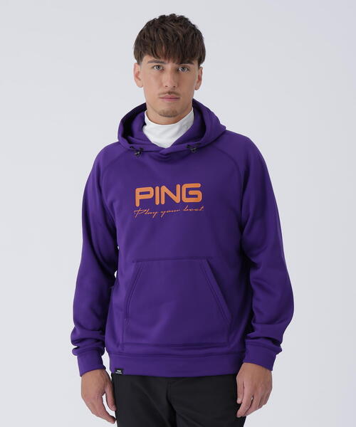 PING(ピン)の「【PING APPAREL】全方向ストレッチカルイシフーディ <PERFORMANCE> (MENS)(スウェット・メンズ・パープル/ホワイト/グレー/ブラック・L/LL/LL1/M/S)」の4枚目の写真