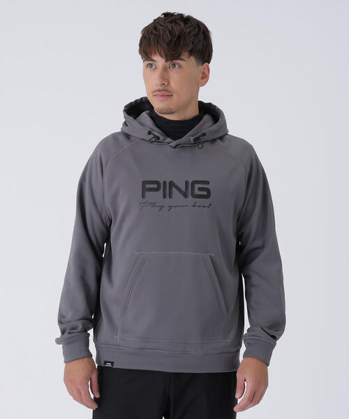 PING(ピン)の「【PING APPAREL】全方向ストレッチカルイシフーディ <PERFORMANCE> (MENS)(スウェット・メンズ・パープル/ホワイト/グレー/ブラック・L/LL/LL1/M/S)」の3枚目の写真