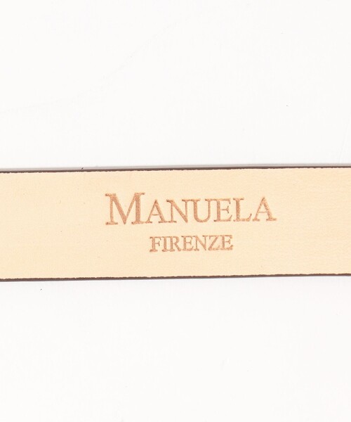 MANUELA（マヌエラ）の「MANUELA スエードベルト（ベルト・レディース・ブラウン/ダークブラウン・FREE）」の6枚目の写真