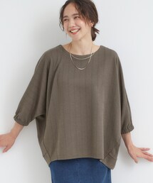 【S-LL/7分袖】ゆるシルエットが心地よい ドルマントップス