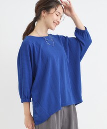 SHOO・LA・RUE | 【S-LL/7分袖】ゆるシルエットが心地よい ドルマントップス(Tシャツ/カットソー)