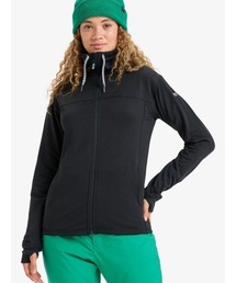 VERTERE FULL ZIP /ロキシージップアップハイネックスノーレイヤー