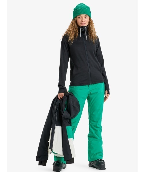 ROXY(ロキシー)の「VERTERE FULL ZIP /ロキシージップアップハイネックスノーレイヤー(スウェット・レディース・ブラック・SMALL/LARGE)」の8枚目の写真