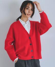 季節に映える ニットカーディガン