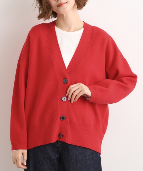 grove(グローブ)の「季節に映える ニットカーディガン(カーディガン/ボレロ・レディース・レッド系1/チャコールグレー/ダークグレー・02/01/04)」の17枚目の写真