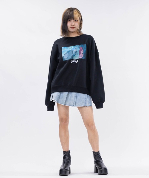 Disney(ディズニー)の「【k】〔Disney/ディズニー〕Villains アソートプリント トレーナー(スウェット・レディース・ブラック系3/ブラック系7/ブラック系6/ブラック系5/ブラック系4/ブラック系2/ライトグレー系1/ブラック系1・FREE)」の13枚目の写真