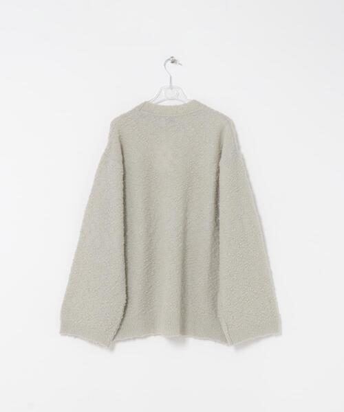 LAATO(ラート)の「pill pill loose knit(ニット/セーター・レディース・オレンジ/ブラック/ライトグレー・FREE)」の10枚目の写真