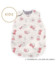 Hoppetta（ホッペッタ）の「【Hoppetta(ホッペッタ)】HELLO KITTY 6重ガーゼスリーパー キッズサイズ（ベビーパジャマ/スリーパー・キッズ）」