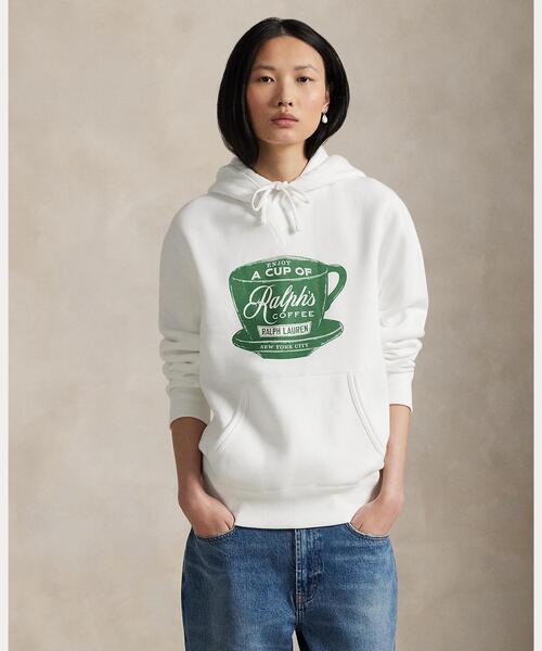 POLO RALPH LAUREN（ポロ ラルフ ローレン）の「Ralph's Coffee フーディ（パーカー・メンズ・ホワイト・XS/S/M/L/XL）」の5枚目の写真