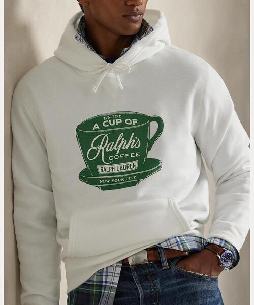POLO RALPH LAUREN（ポロ ラルフ ローレン）の「Ralph's Coffee フーディ（パーカー・メンズ・ホワイト・XS/S/M/L/XL）」の7枚目の写真