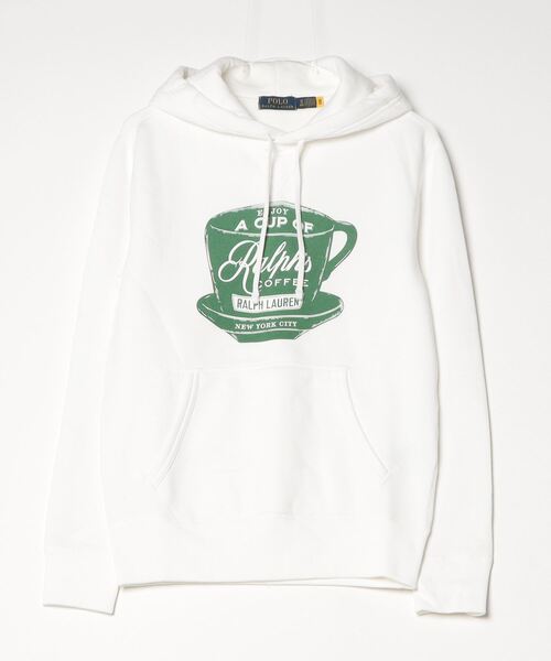 POLO RALPH LAUREN（ポロ ラルフ ローレン）の「Ralph's Coffee フーディ（パーカー・メンズ・ホワイト・XS/S/M/L/XL）」の8枚目の写真