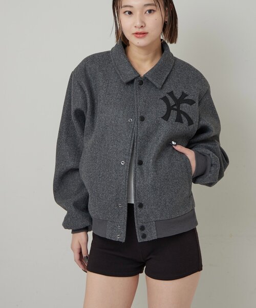 WHO'S WHO gallery(フーズフーギャラリー)の「【KOOKY'N】 KYステンカラースタジャン(スタジャン・メンズ・グレー/ブラック/ネイビー・MEDIUM/SMALL)」の19枚目の写真