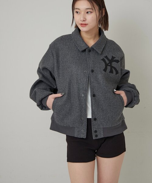 WHO'S WHO gallery(フーズフーギャラリー)の「【KOOKY'N】 KYステンカラースタジャン(スタジャン・メンズ・グレー/ブラック/ネイビー・MEDIUM/SMALL)」の20枚目の写真