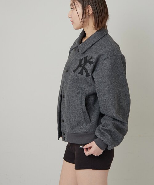 WHO'S WHO gallery(フーズフーギャラリー)の「【KOOKY'N】 KYステンカラースタジャン(スタジャン・メンズ・グレー/ブラック/ネイビー・MEDIUM/SMALL)」の21枚目の写真