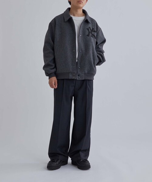 WHO'S WHO gallery(フーズフーギャラリー)の「【KOOKY'N】 KYステンカラースタジャン(スタジャン・メンズ・グレー/ブラック/ネイビー・MEDIUM/SMALL)」の15枚目の写真