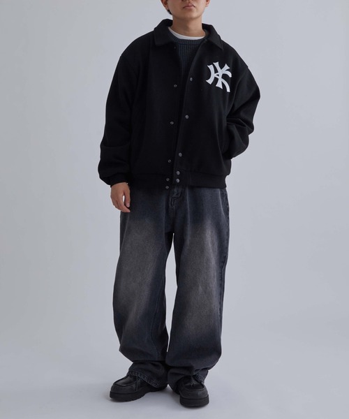 WHO'S WHO gallery(フーズフーギャラリー)の「【KOOKY'N】 KYステンカラースタジャン(スタジャン・メンズ・グレー/ブラック/ネイビー・MEDIUM/SMALL)」の9枚目の写真