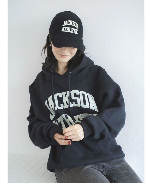 Ungrid(アングリッド)の「Russell×JacksonMatisse 別注ロゴキャップ(キャップ・レディース・ネイビー/ブラック/ベージュ・FREE)」の15枚目の写真