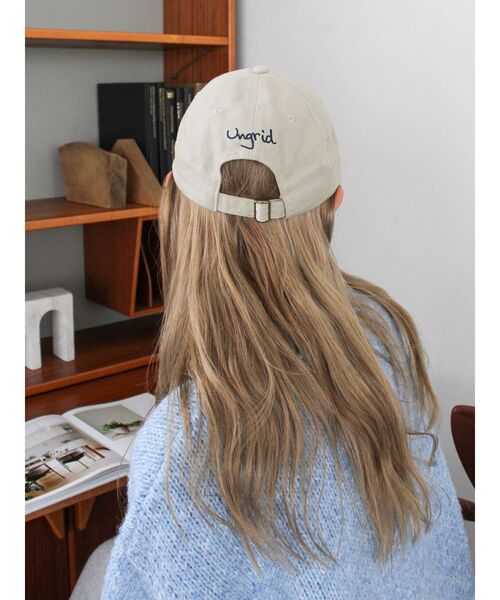 Ungrid(アングリッド)の「Russell×JacksonMatisse 別注ロゴキャップ(キャップ・レディース・ネイビー/ブラック/ベージュ・FREE)」の7枚目の写真