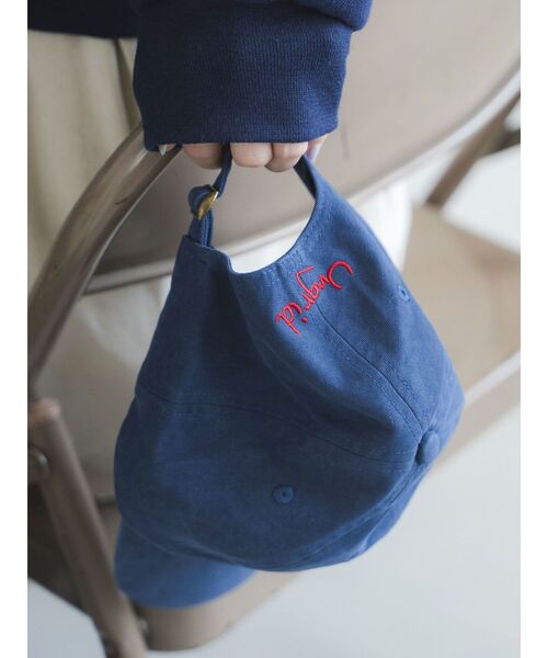 Ungrid(アングリッド)の「Russell×JacksonMatisse 別注ロゴキャップ(キャップ・レディース・ネイビー/ブラック/ベージュ・FREE)」の4枚目の写真