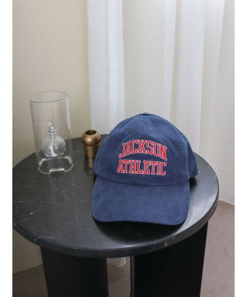 Ungrid(アングリッド)の「Russell×JacksonMatisse 別注ロゴキャップ(キャップ・レディース・ネイビー/ブラック/ベージュ・FREE)」の5枚目の写真