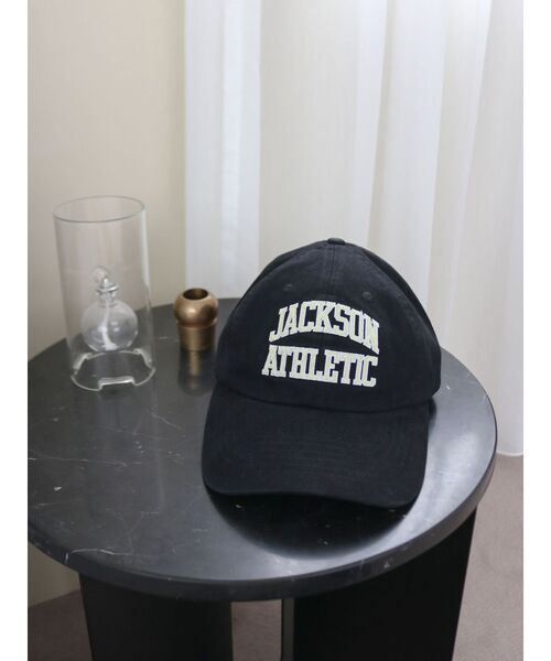 Ungrid(アングリッド)の「Russell×JacksonMatisse 別注ロゴキャップ(キャップ・レディース・ネイビー/ブラック/ベージュ・FREE)」の6枚目の写真