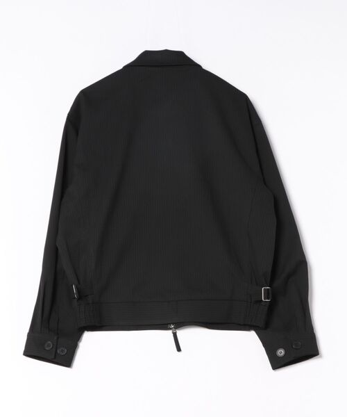 Chikashitsu +(チカシツプラス)の「【Chikashitsu +】pin tuck stripe blouson / 【チカシツプラス】ピンタックストライプブルゾン(ブルゾン・メンズ・チャコール/ブラック・L/M)」の14枚目の写真