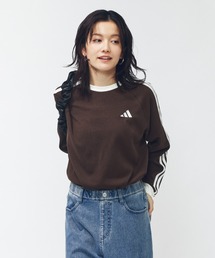 【別注】アディダス adidas ワッフル スリーストライプス オーバーサイズフィット ロングスリーブTシャ 限定コラボ