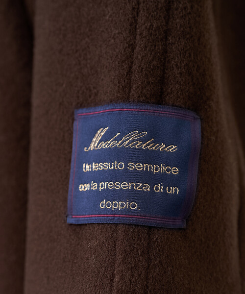 FREAK'S STORE（フリークスストア）の「＜低身長サイズあり＞2WAY ウール ハイネック ロングコート（ステンカラーコート・レディース・ブラウン/ブラック/オフホワイト・ﾌﾘ-/X-SMALL）」の11枚目の写真