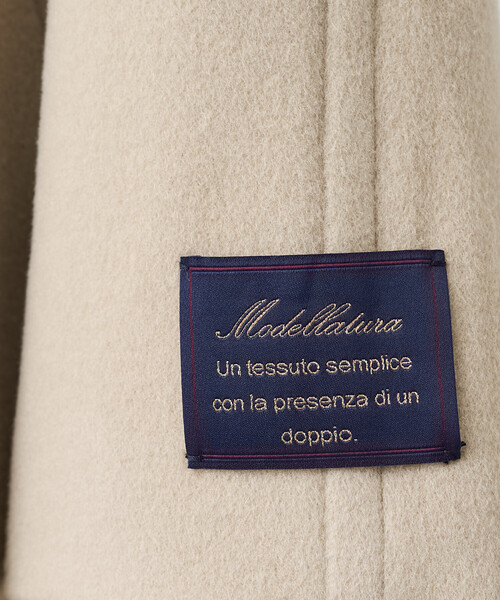 FREAK'S STORE（フリークスストア）の「＜低身長サイズあり＞2WAY ウール ハイネック ロングコート（ステンカラーコート・レディース・ブラウン/ブラック/オフホワイト・ﾌﾘ-/X-SMALL）」の14枚目の写真