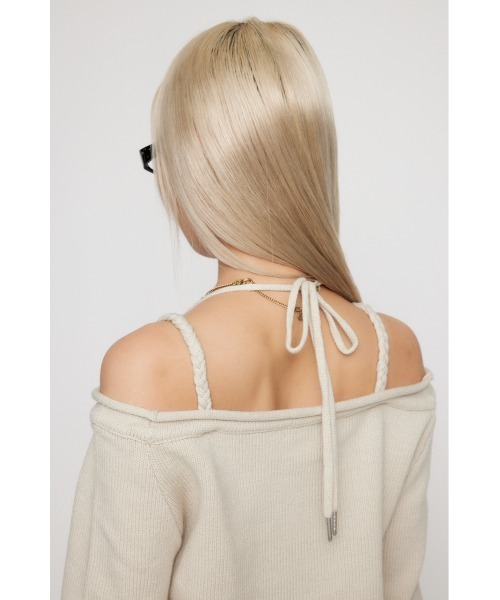 LAGUA GEM（ラグアジェム）の「NECK LOOSEY PRINT ニット（ニット/セーター・レディース・ブラウン/アイボリー/ブラック・FREE）」の22枚目の写真