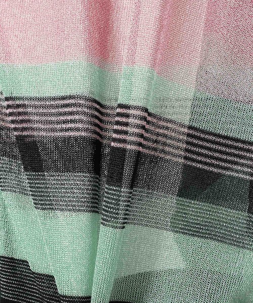 TOGA PULLA（トーガ　プルラ）の「TOGA PULLA Sheer knit cardigan TZ251-XO927（カーディガン/ボレロ・レディース・グリーン/ネイビー・MEDIUM）」の6枚目の写真