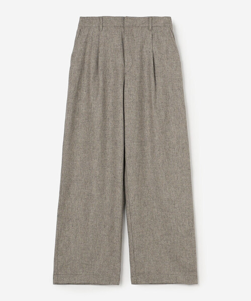 GYMPHLEX（ジムフレックス）の「Gymphlex | ウールツイル ストレートワイドパンツ WOMEN（その他パンツ・レディース・ベージュ/ダークネイビー・12/14）」の17枚目の写真