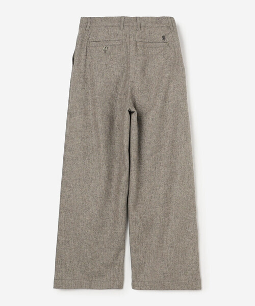 GYMPHLEX（ジムフレックス）の「Gymphlex | ウールツイル ストレートワイドパンツ WOMEN（その他パンツ・レディース・ベージュ/ダークネイビー・12/14）」の18枚目の写真