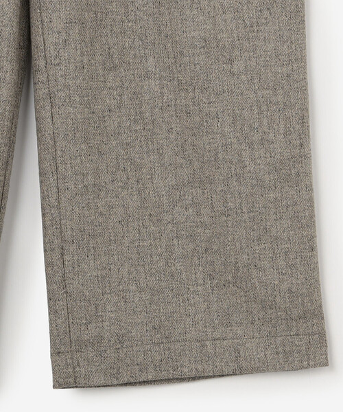 GYMPHLEX（ジムフレックス）の「Gymphlex | ウールツイル ストレートワイドパンツ WOMEN（その他パンツ・レディース・ベージュ/ダークネイビー・12/14）」の6枚目の写真