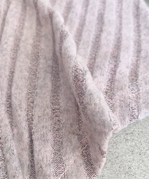 SHEPP(シープ)の「スリムフィットリブニットソー(ニット/セーター・レディース・アイボリー/ピンク/チャコール・M)」の20枚目の写真