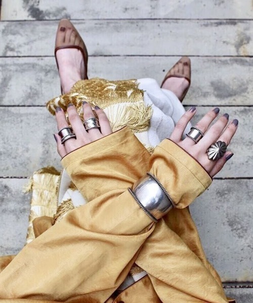 Soierie(ソワリー)の「ツイスト バングル / Twist bangle(バングル/リストバンド・レディース・シルバー・FREE)」の10枚目の写真