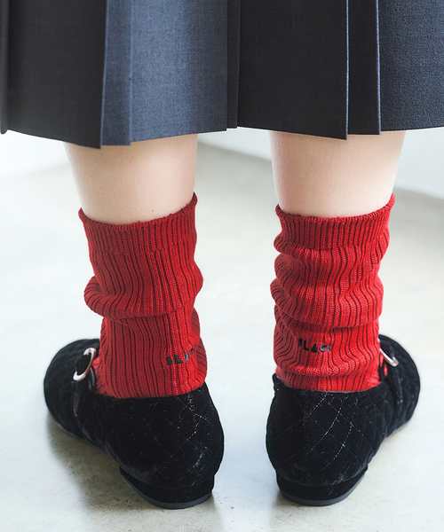 IENA(イエナ)の「《追加3》BLACK ソックス(ソックス/靴下・レディース・レッド/ホワイト系その他/チャコールグレー・FREE)」の13枚目の写真