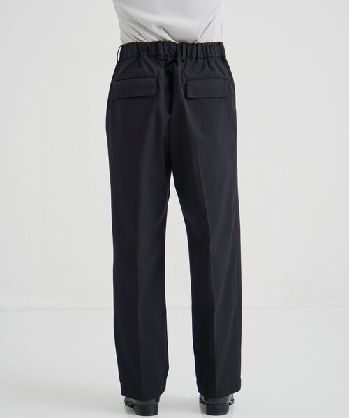 UNITED TOKYO(ユナイテッドトウキョウ)の「【残りわずか】WOOL COTTON ギャバ 2タックパンツ |防臭性/吸湿性/ムレ防止(スラックス・メンズ・ダークブラウン/ダークネイビー・1/2)」の10枚目の写真