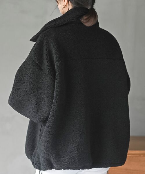 rps(アールピーエス)の「ボアスタンドブルゾン(ブルゾン・レディース・アイボリー/ブラック・フリー)」の19枚目の写真