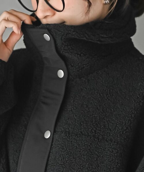 rps(アールピーエス)の「ボアスタンドブルゾン(ブルゾン・レディース・アイボリー/ブラック・フリー)」の22枚目の写真