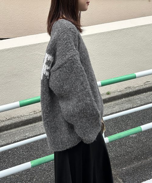 ＋81BRANCA（ハチイチブランカ）の「+81BRANCA/ハチイチブランカ SLOBE別注 ペルーニット（ニット/セーター・レディース・ブラウン/グレー・FREE）」の9枚目の写真